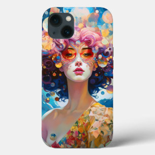 Surreal Lady Fantasy Art iPhone 13 Case