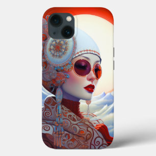 Surreal Lady Fantasy Art iPhone 13 Case