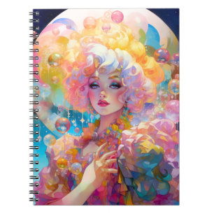 Surreal Lady Fantasy Art Notebook