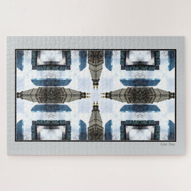 Surreal Landmark Abstract Jigsaw Puzzle 2 (Horizontal)