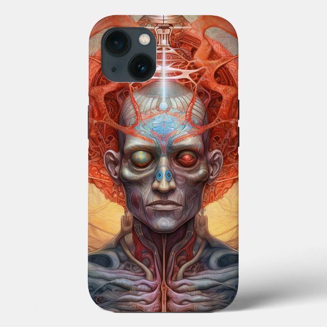 Surreal Man Visionary Art Case-Mate iPhone Case (Back)