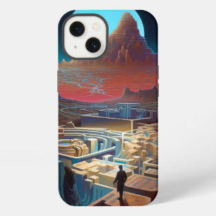 Surreal Maze Landscape iPhone 13 Case