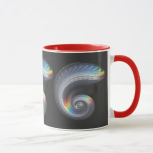 Surreal Metalic Fossil Mug
