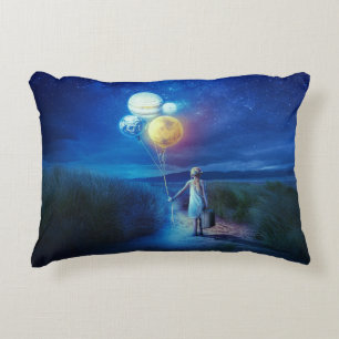 Surreal Moving to Her Future Decorative Cushion