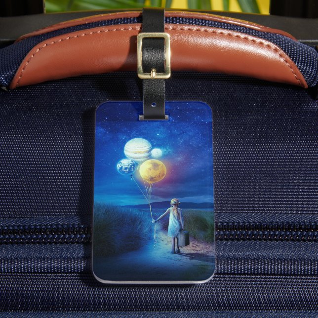 Surreal Moving to Her Future  Luggage Tag (Front Insitu 2)