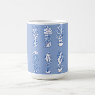 Surreal Ocean Botanicals Coffee Mug