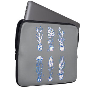 Surreal Ocean Botanicals Laptop Sleeve