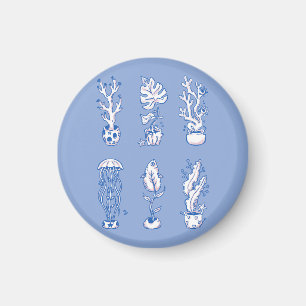 Surreal Ocean Botanicals Magnet