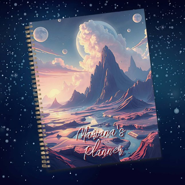 Surreal Otherworldly Landscape Personalised Planner (Creator Uploaded)