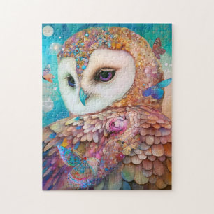 Surreal Owl Fantasy Art Jigsaw Puzzle
