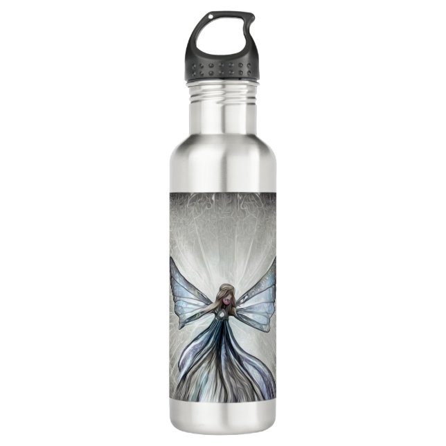 Surreal Painted Opal Sunburst Fairy 710 Ml Water Bottle (Front)