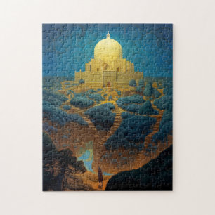 Surreal Palace Landscape Jigsaw Puzzle