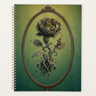 Surreal Peony Secret Garden Hardcover Notebook Planner
