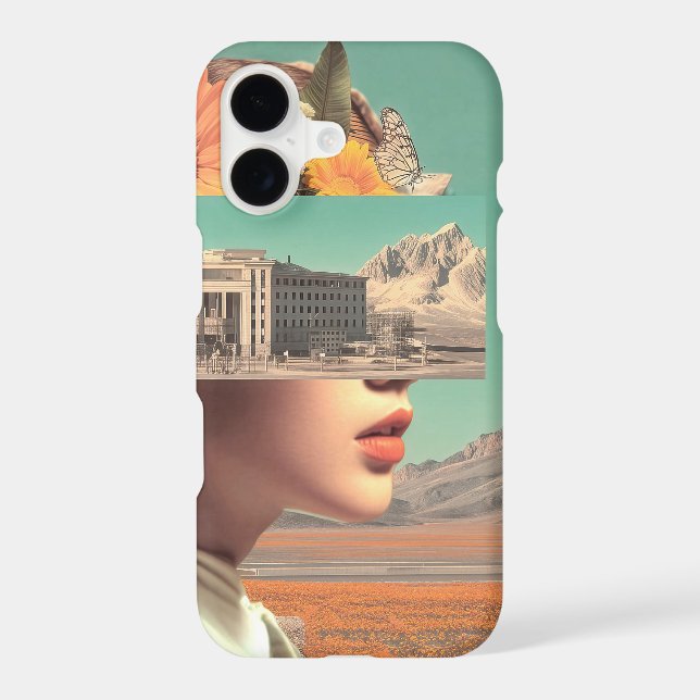 Surreal Portrait with Architectural Landscape (Back)