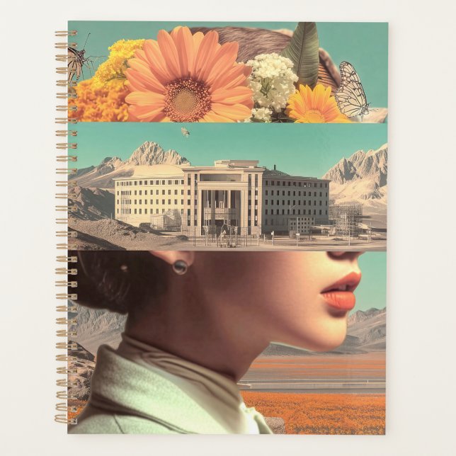 Surreal Portrait with Architectural Landscape Planner (Front)
