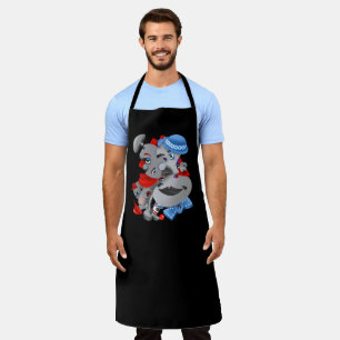 Surreal Puzzle Faces Apron
