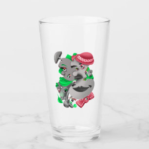 Surreal Puzzle Faces Tumbler