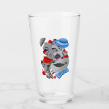 Surreal Puzzle Faces Tumbler