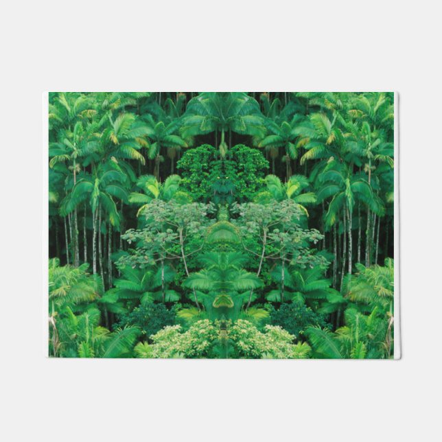 Surreal Rain Forest Theme Doormat (Front)