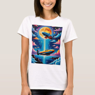Surreal Retro Sci-Fi Adventure Tee