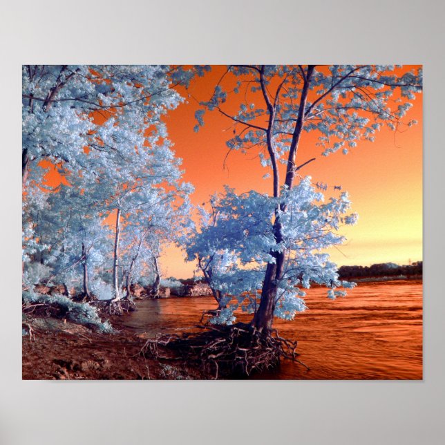 Surreal riverscape poster (Front)