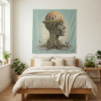 Surreal Rooted Mind House: Fantasy Head