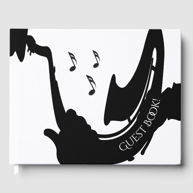 Surreal Saxophone Play Guest Book (Front)