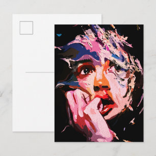 Surreal Shattered Reflection – Abstract Emotional  Postcard