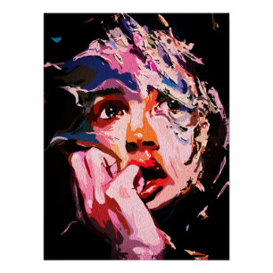 Surreal Shattered Reflection – Abstract Emotional Poster