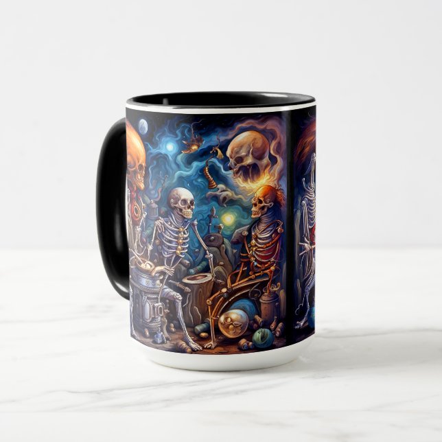 Surreal Skeletons II Mug (Front Left)