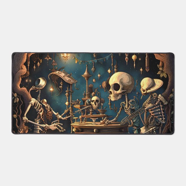 Surreal Skeletons III Desk Mat (Front)