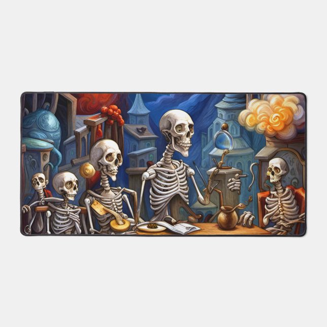 Surreal Skeletons IV Desk Mat (Front)