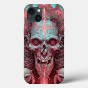 Surreal Skull Gothic Horror Art iPhone 13 Case