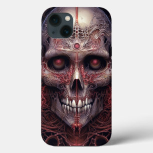Surreal Skull Gothic Horror Art iPhone 13 Case