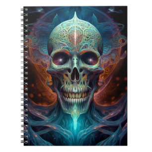 Surreal Skull Gothic Horror Art Notebook