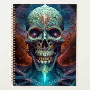 Surreal Skull Gothic Horror Art Planner