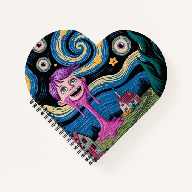 Surreal Starry Night Notebook (Front)