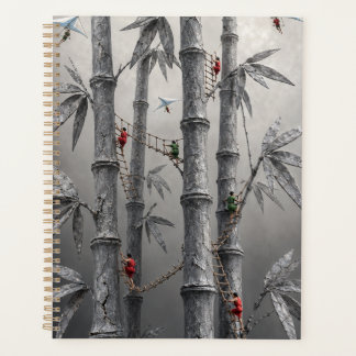 Surreal Stone Bamboo Adventure Hardcover Notebook Planner