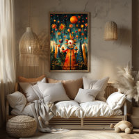 Surreal Sun Jester – Whimsical Carnival Fantasy