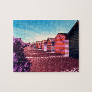 Surreal Sunset Beach Landscape Jigsaw Puzzle