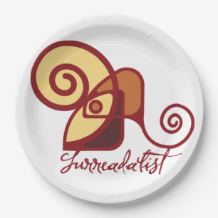 Surreal Surrealist by MASANSER Paper Plate