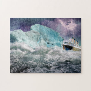 Surreal Titanic and Iceberg Jigsaw Puzzle