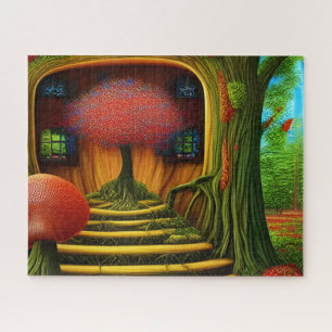 Surreal Tree House In The Forest   Jigsaw Puzzle