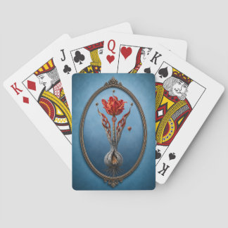 Surreal Tulip Fantasy playing cards