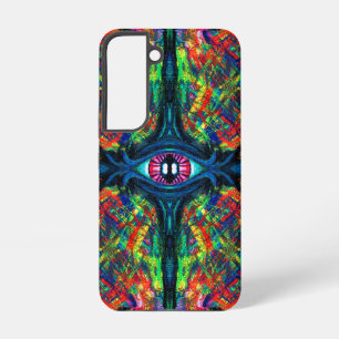 Surreal Twisted Trippy Eye Visionary Oil Painting Samsung Galaxy Case