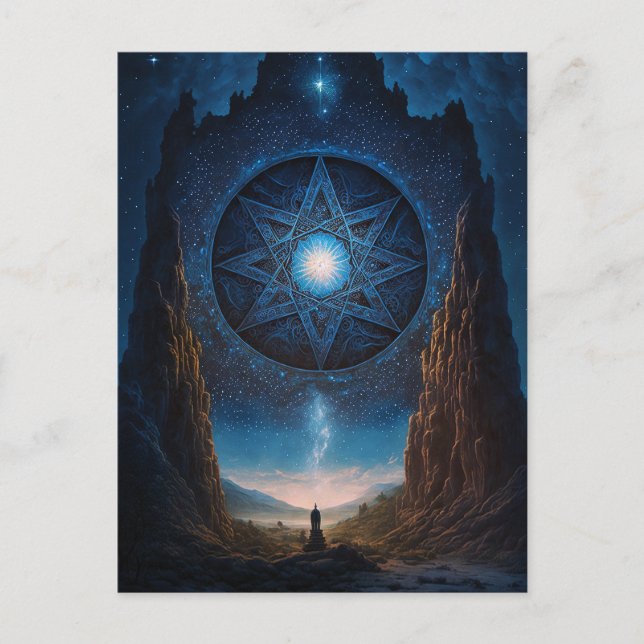 Surreal Visionary Landscape Art Postcard (Front)