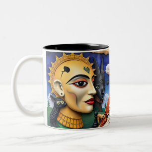 Surreal World of Ulysses Two-Tone Coffee Mug