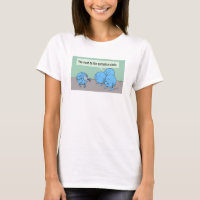 Surrealism Circle women white T-shirt