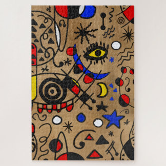 Surrealism style jigsaw puzzle