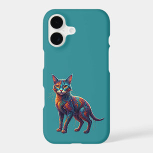 Surrealism Whimsical Time Travel Cat